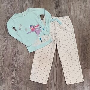 Carter Ice Skating Pajamas Set Size 6